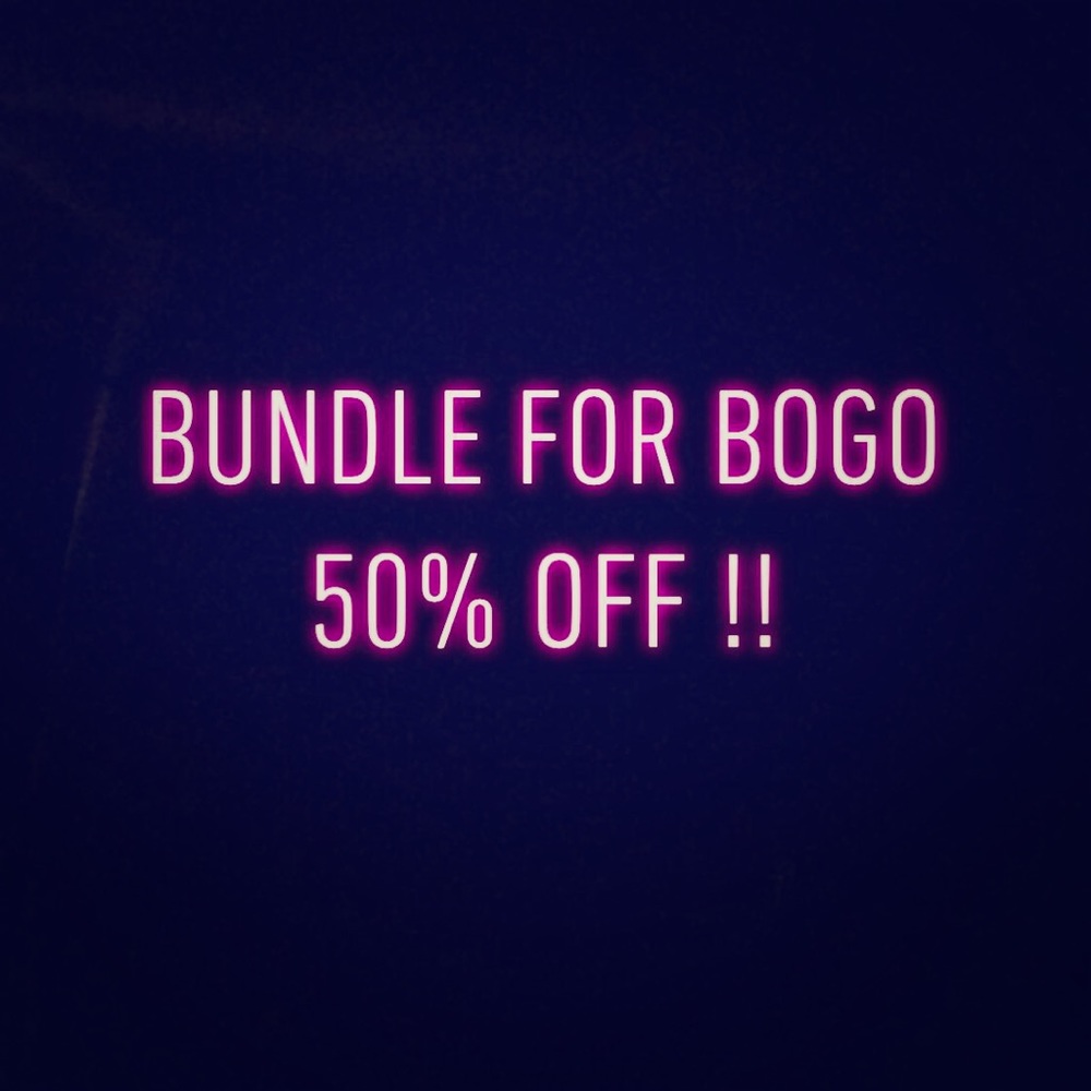 BOGO 50% off !!! This weekend only!!